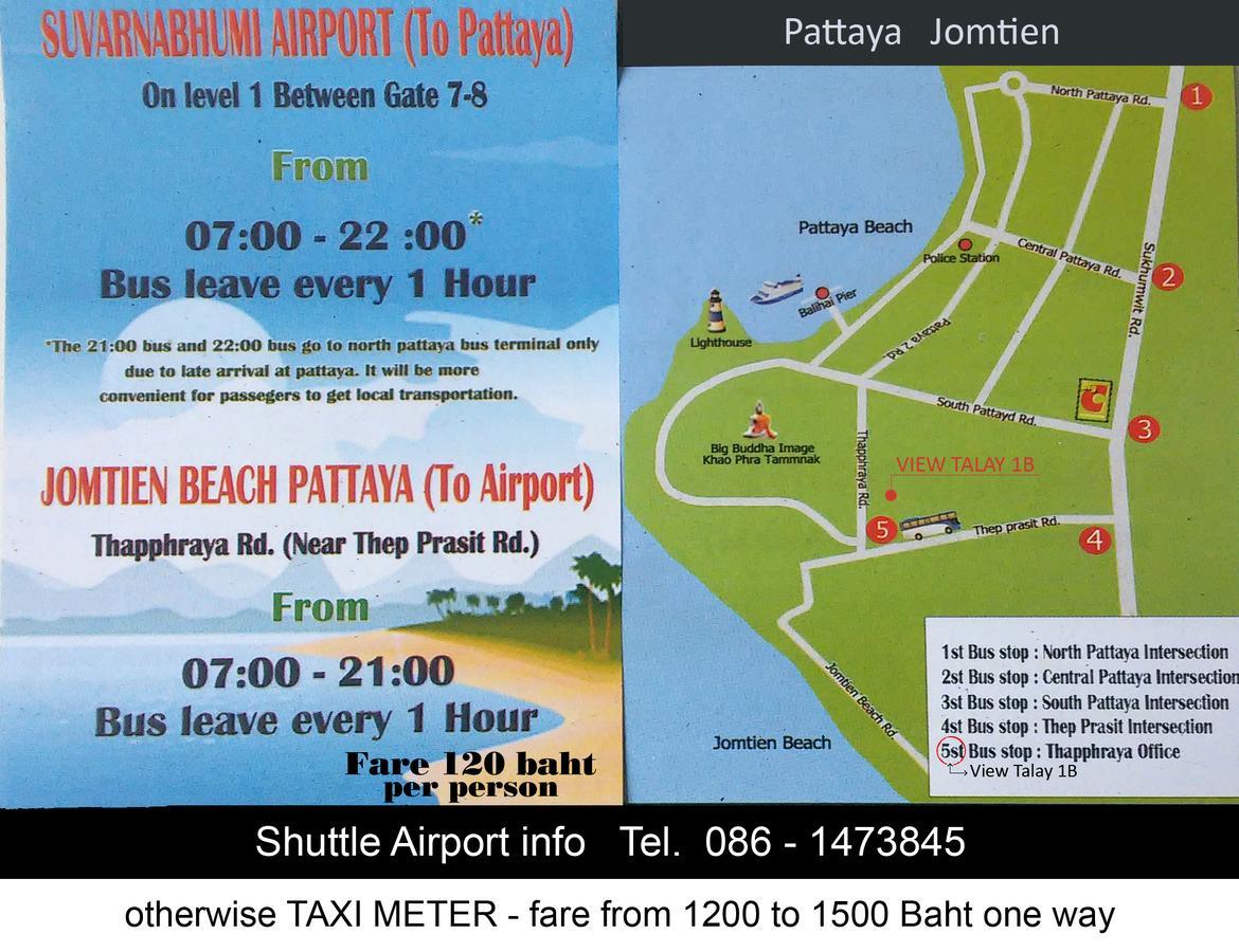 View Talay 1B Pattaya Jomtien Apartman Kültér fotó